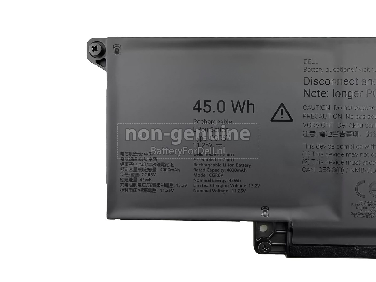 Dell 60GY0 Accu Vervangen