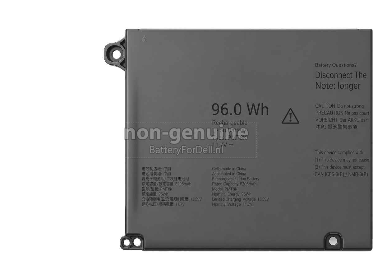 Dell 61YXV Accu Vervangen