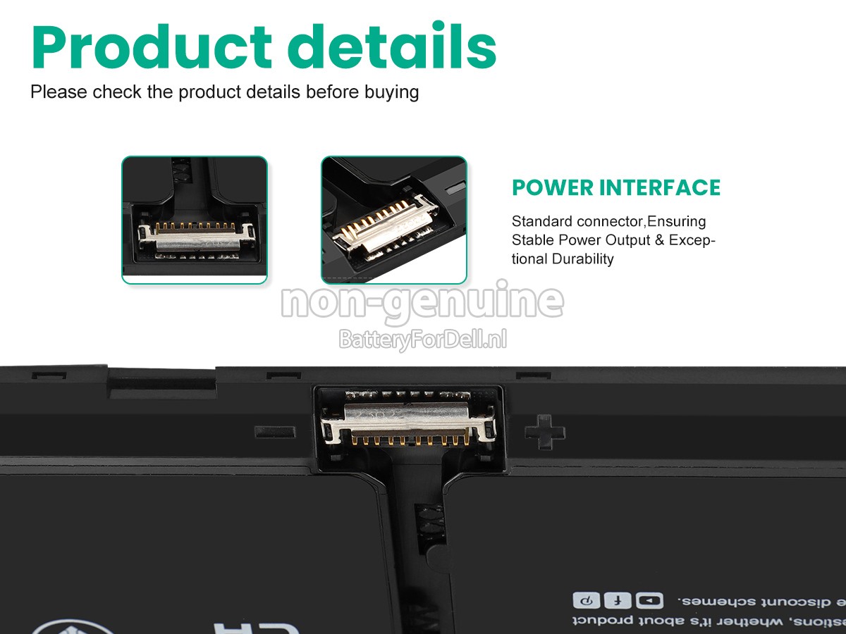 Dell P106F Accu Vervangen