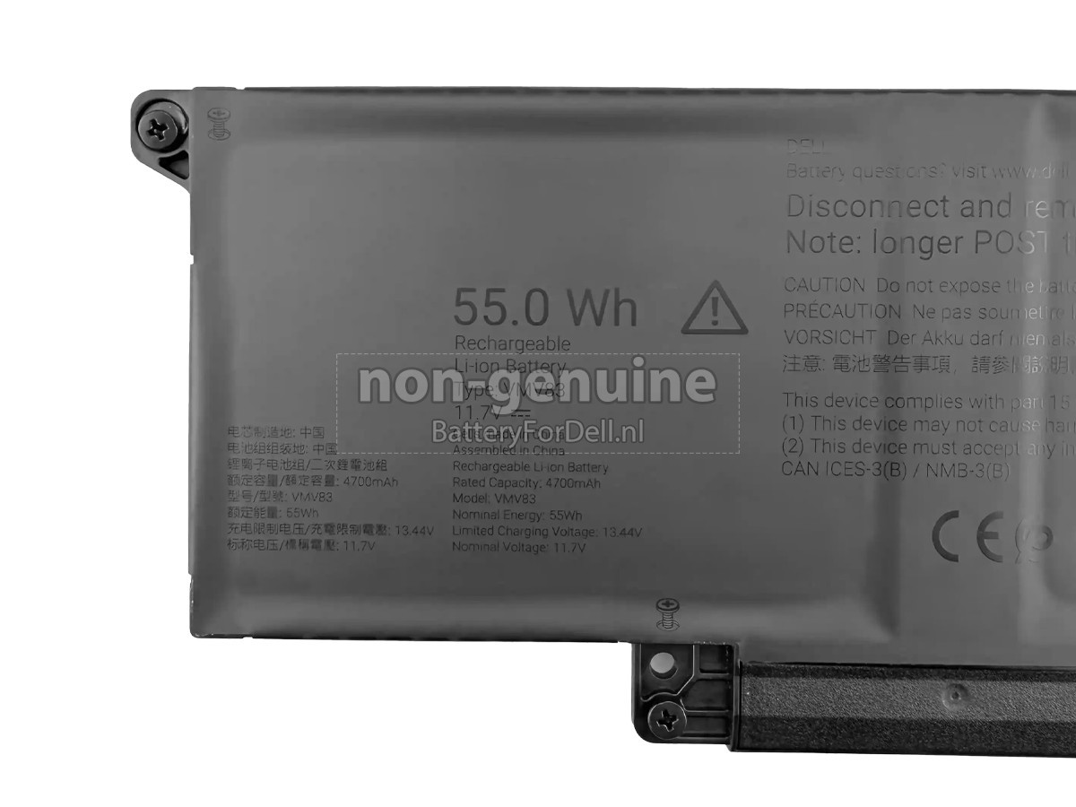 Dell 60GY0 Accu Vervangen